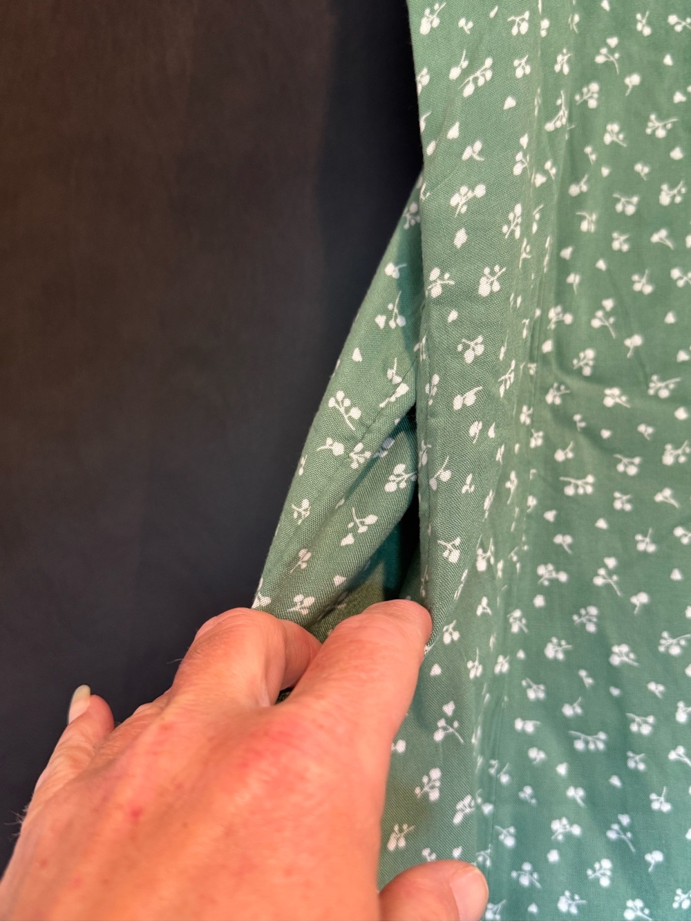ABERCROMBIE KIDS mint green smocked dress - Picture 4 of 9
